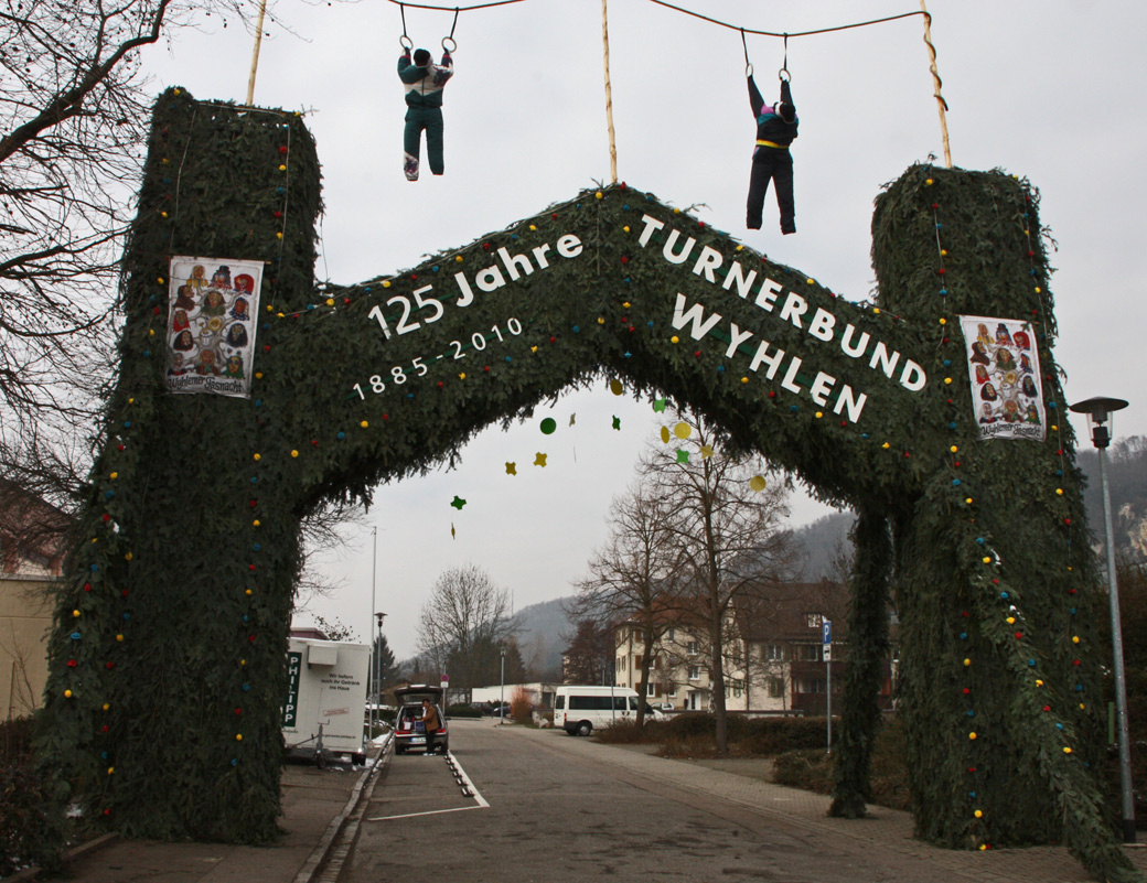 Schwibbogen 125 Jahre TBW erstellt von der Narrenzunft